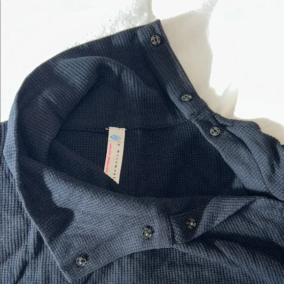 Free People Black, Pink, and Yellow Turtleneck Sweater - Picture 2 of 10